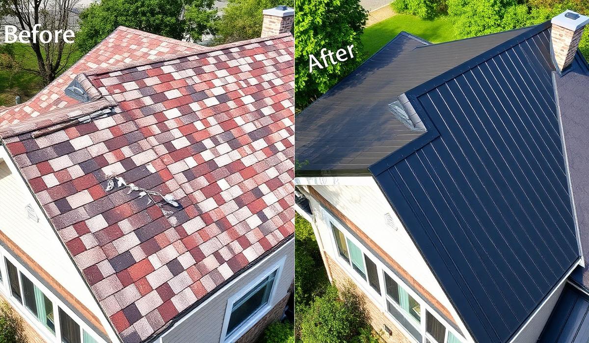 Roof replacement transformation — after