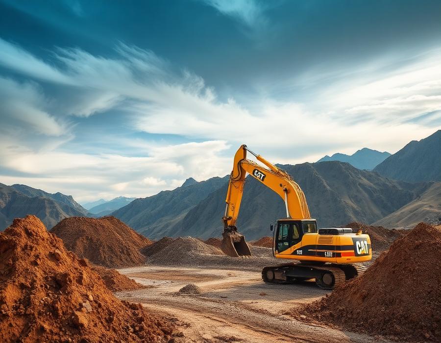 Excavation site being prepared